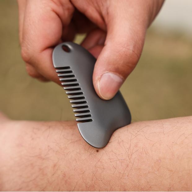 PebbleTouch: The Portable Titanium Muscle Scraper for Relief
