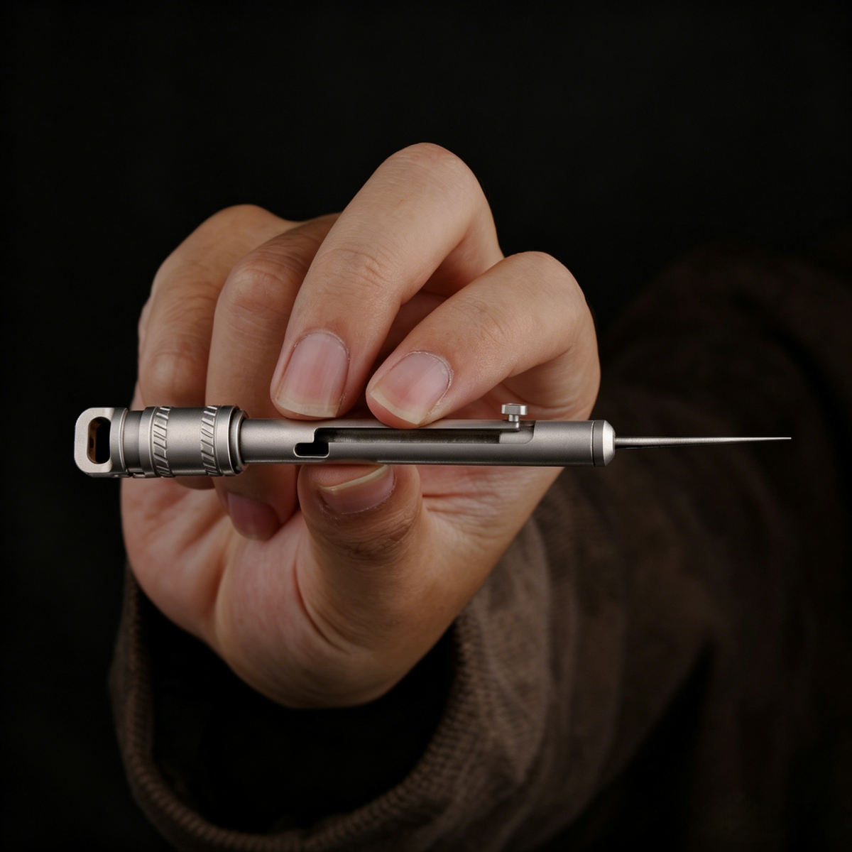 AcePick Pro: Titanium Quick-Release Multitool Toothpick