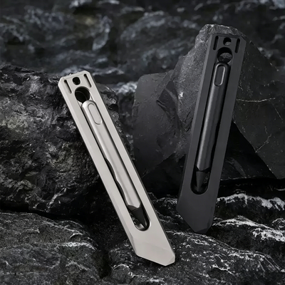 The BookBond Pen-Your Titanium Multitool Bookmark Companion