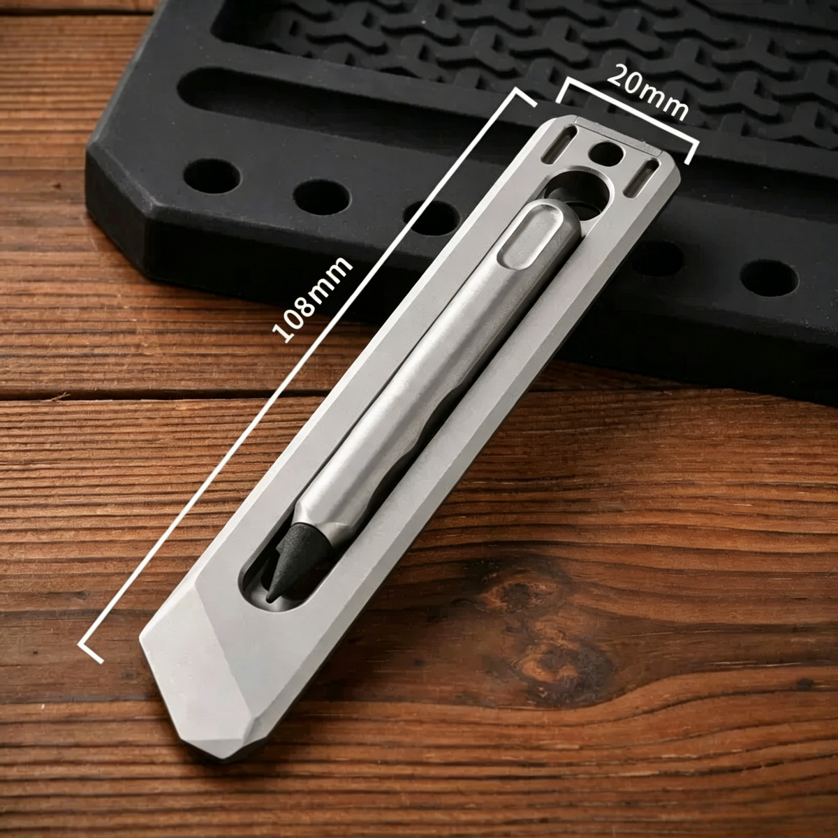 The BookBond Pen-Your Titanium Multitool Bookmark Companion