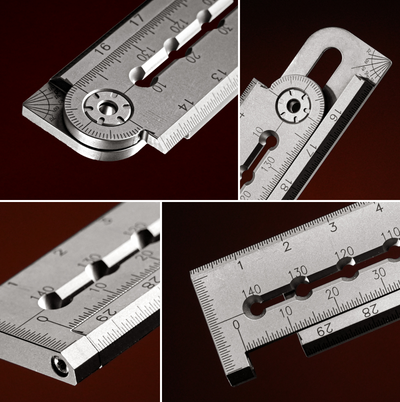 UnioArc: A 7-in-1 Titanium Folding Ruler That Works With You