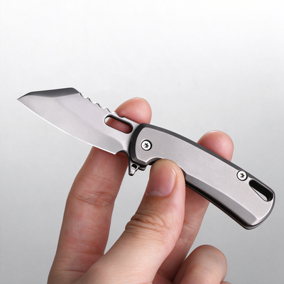 TiArc Compact Titanium Everyday Tool — 2.23" Closed, Keychain Ready