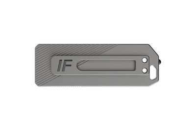 The Cubik - Titanium EDC Pocket Tool , Button-Flick Open