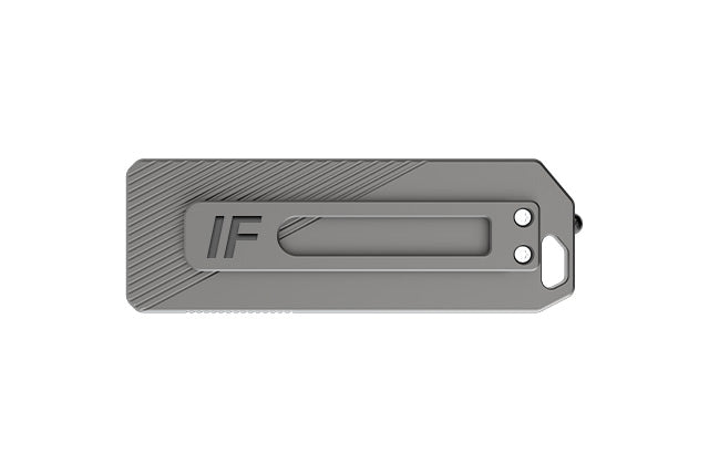 The Cubik - Titanium EDC Pocket Tool , Button-Flick Open