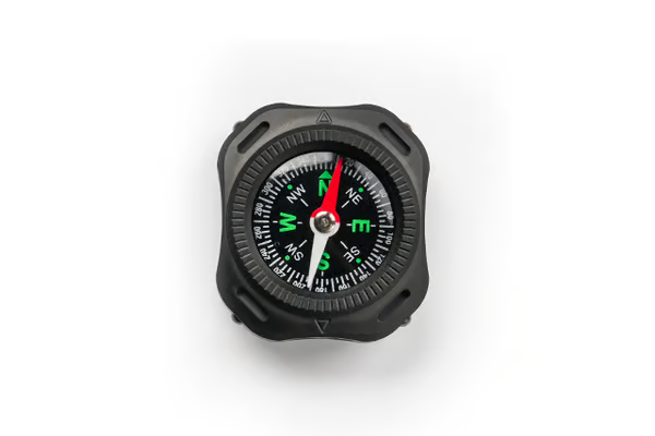 CompaX — A Titanium Compass with Multiple Carry Options