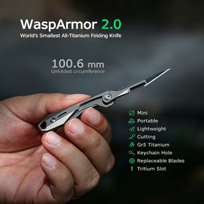 BladeNex: Titanium Micro Folding Scalpel Knife for EDC