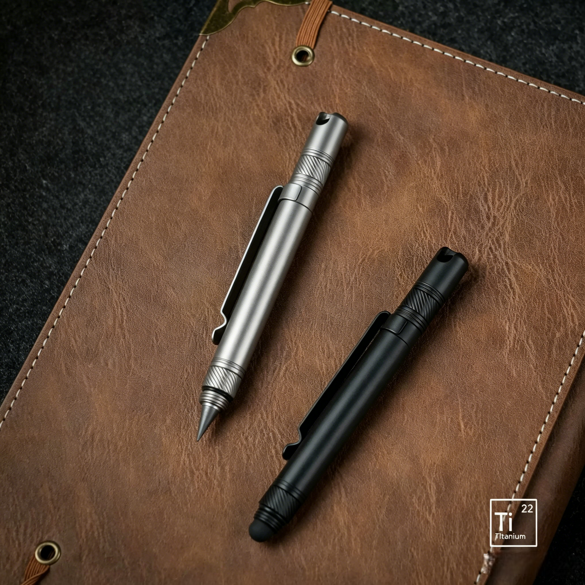 The OmniPen: Titanium Pocket Tool with 5 Smart Functions