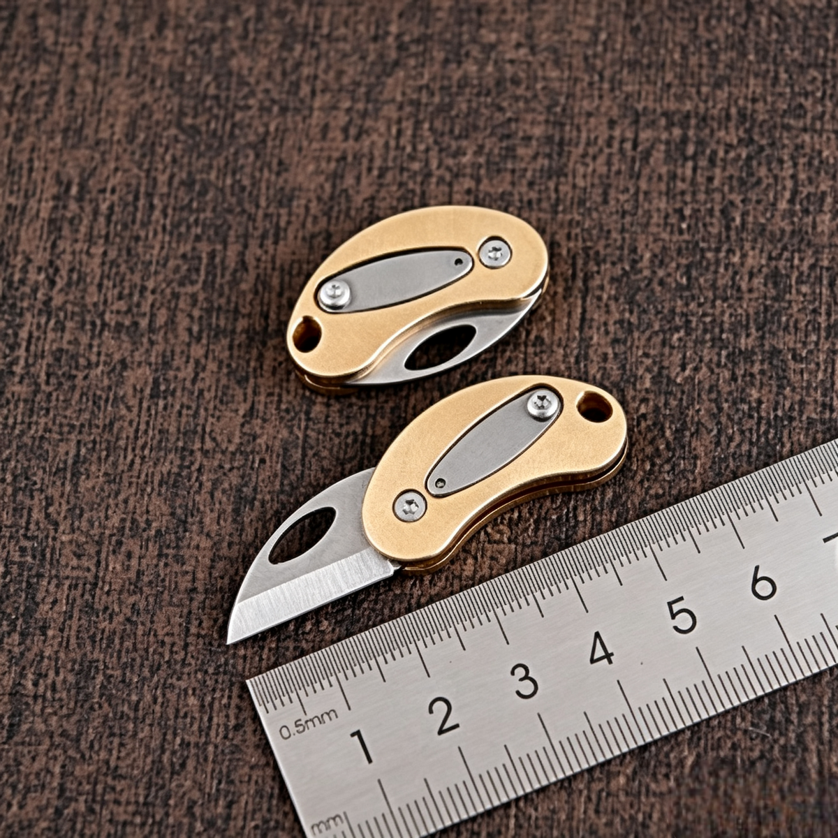 Brass Mini Pigeon Knife