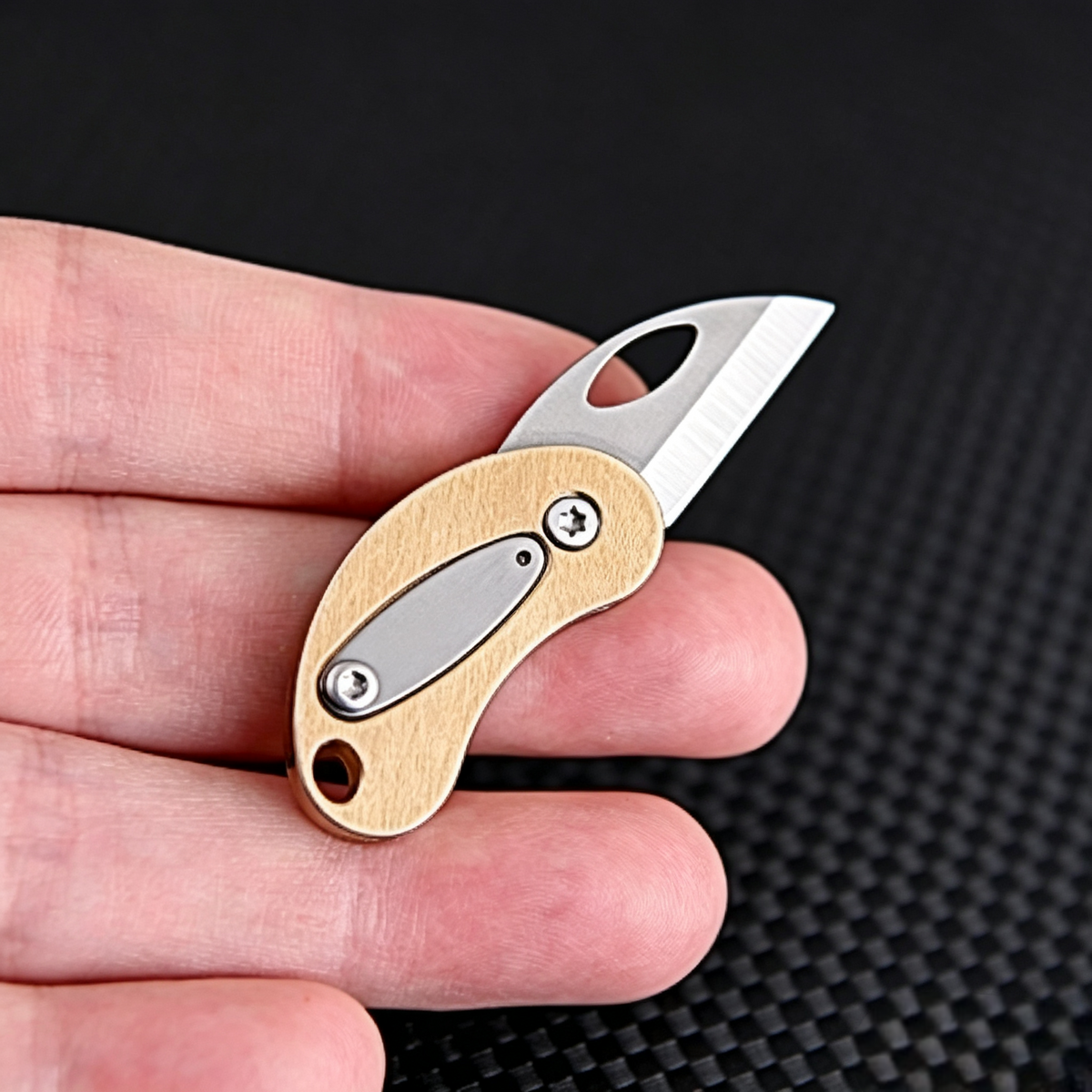 Brass Mini Pigeon Knife