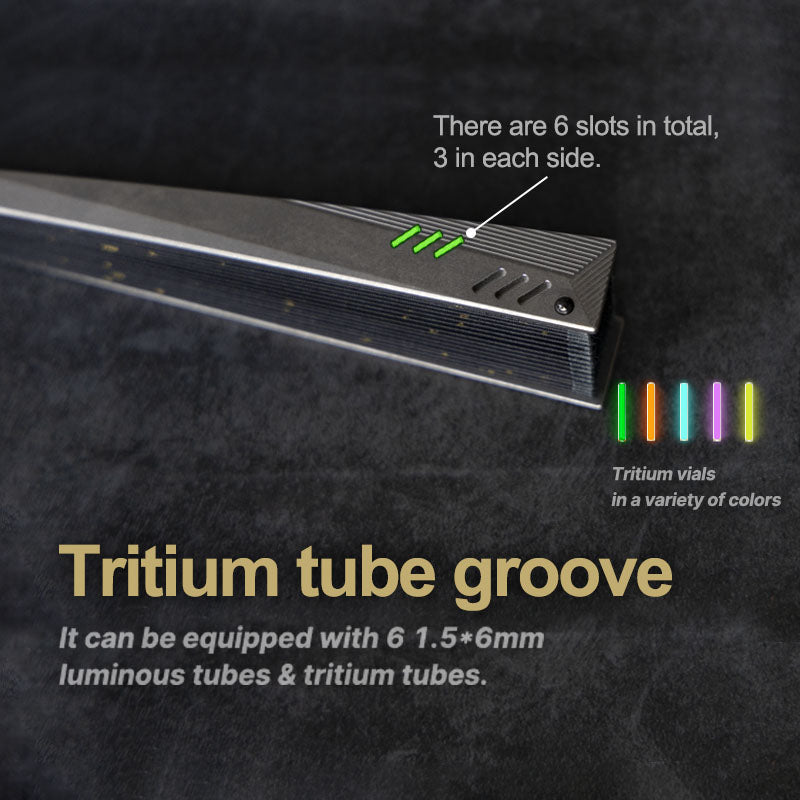 The Galaxy: Titanium EDC Kung Fu Folding Fan/ Emergency Tool