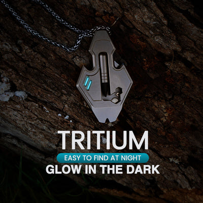 The Flounder 2.0 | 13-in-1 Titanium EDC Multitool Pendant