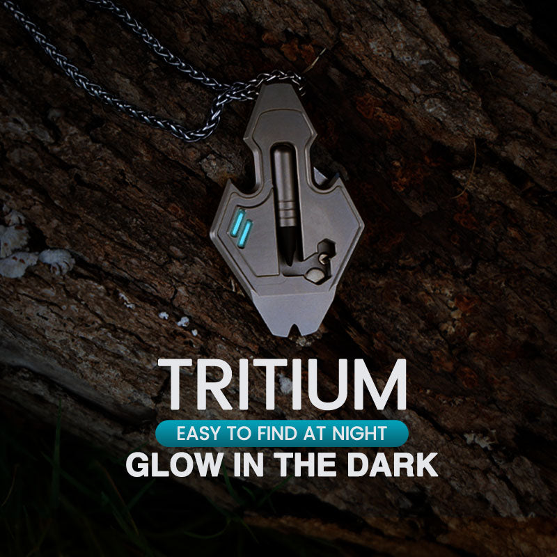 The Flounder 2.0 | 13-in-1 Titanium EDC Multitool Pendant