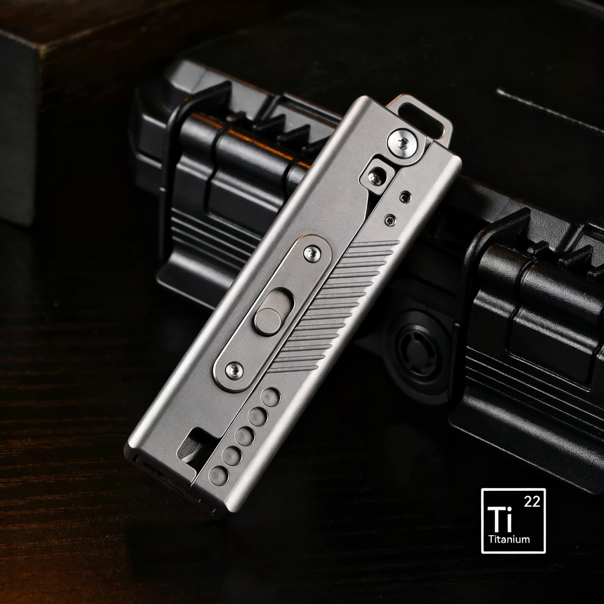 TiRoto – Titanium EDC Utility Knife with a Snap-Flick Action