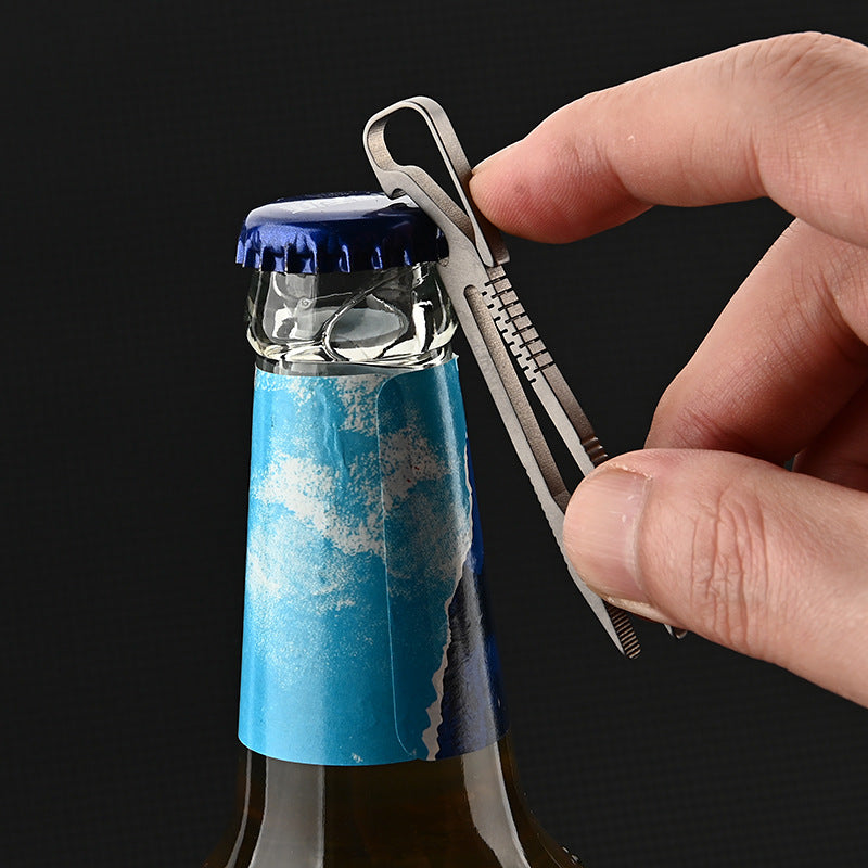 Titanium Mini Multi-Tool Tweezers