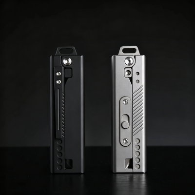 TiRoto – Titanium EDC Utility Knife with a Snap-Flick Action