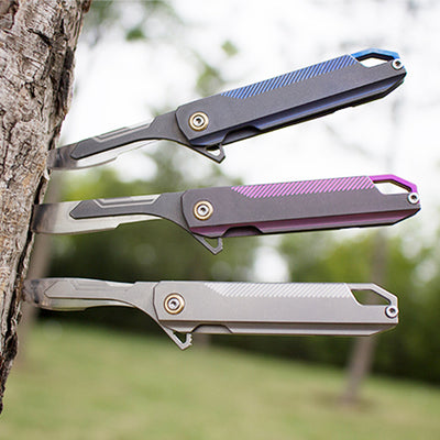 Titanium Mini Flipper Scalpel Folding Pocket Knife