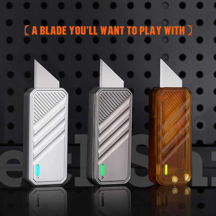 DeckShiv — A Magnetic Fidget Slider Utility Knife