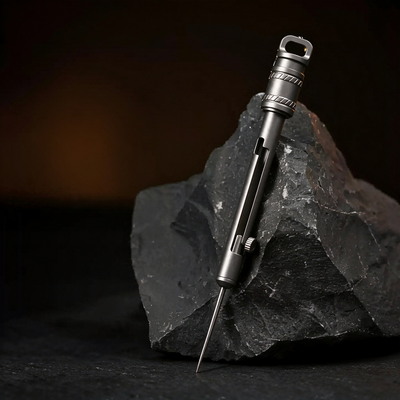 AcePick Pro: Titanium Quick-Release Multitool Toothpick