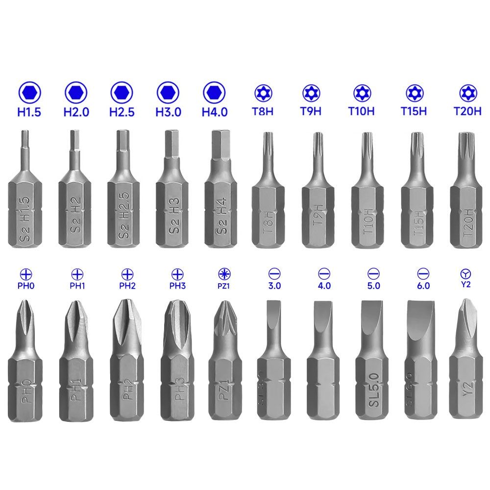 1/4" Bit Set (20 pcs)