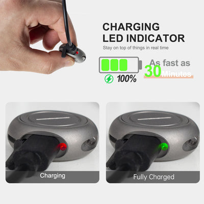 The MiCoin - Titanium Coin-Sized Rechargeable Flashlight