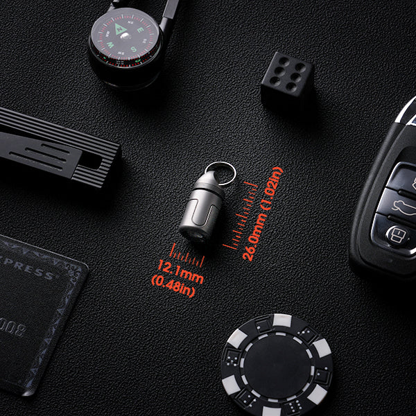 LUMIX Nano Ti— A 100-Lumen Titanium Micro Flashlight