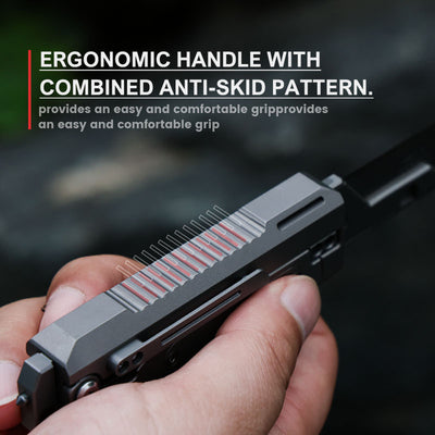The JetFlick - Innovative Titanium Knife with Unique Opening