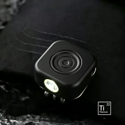 MagCoin - Titanium Magnetic Quick-Release Micro Flashlight