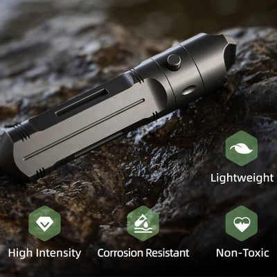 Vaultik: Magnetic Quick-Release Titanium EDC Capsule