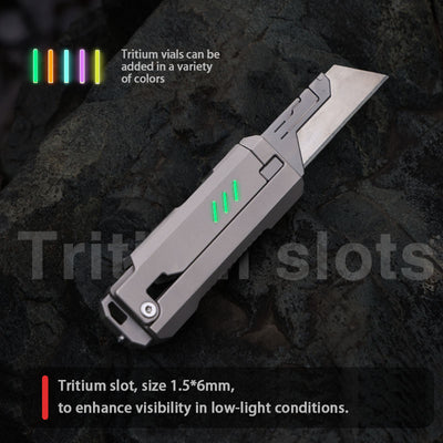 The JetFlick - Innovative Titanium Knife with Unique Opening