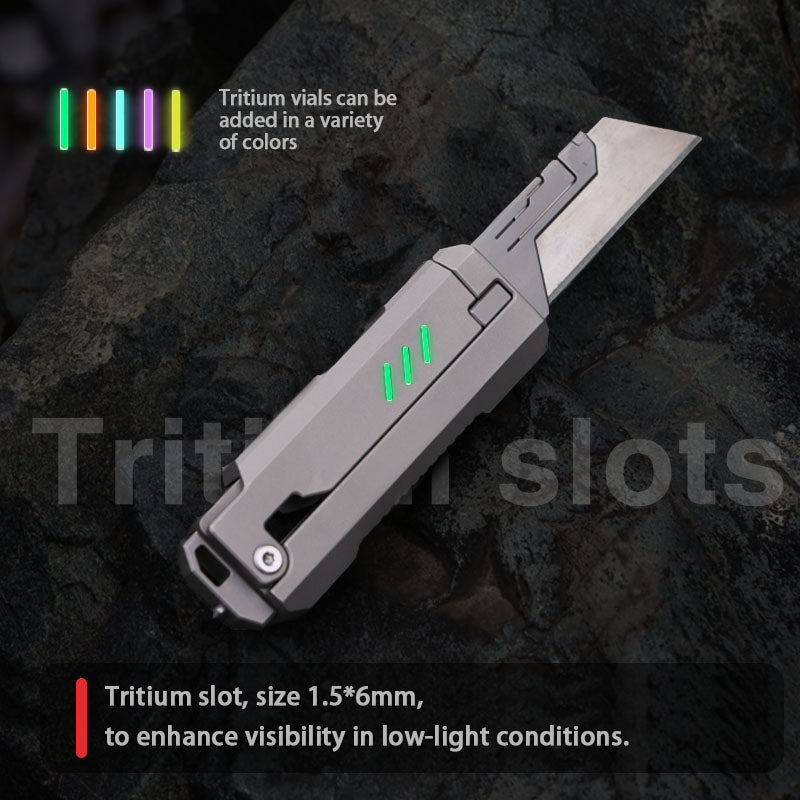 The JetFlick - Innovative Titanium Knife with Unique Opening