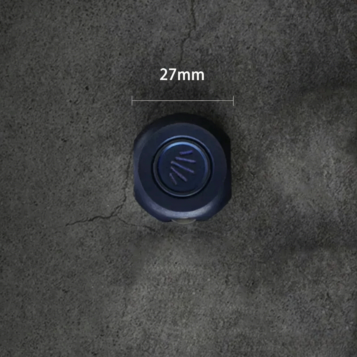 The MiCoin - Titanium Coin-Sized Rechargeable Flashlight