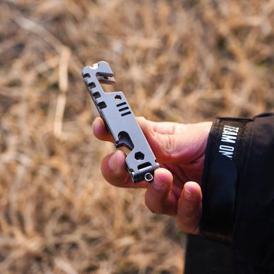 AceStand｜All-in-1 Titanium Foldable EDC Phone Stand