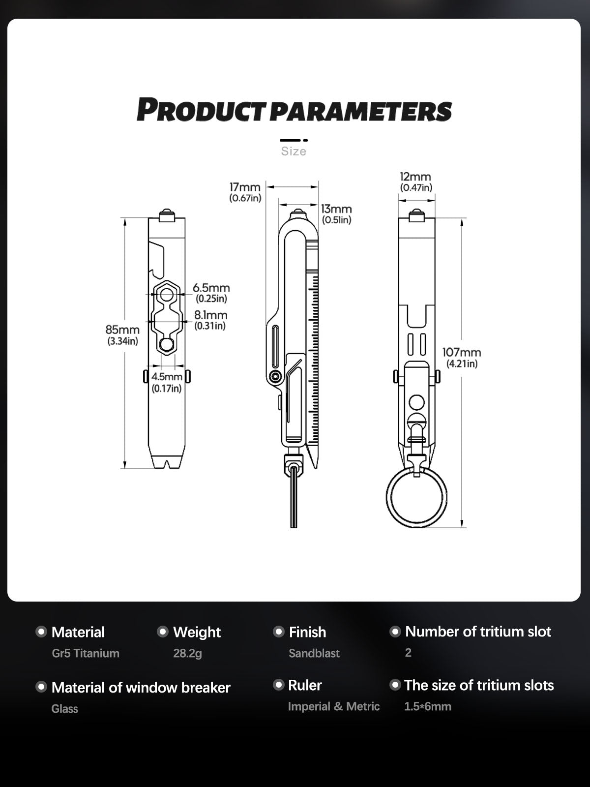 K-Smart 3.0｜12-in-1 Titanium Quick Release Keychain