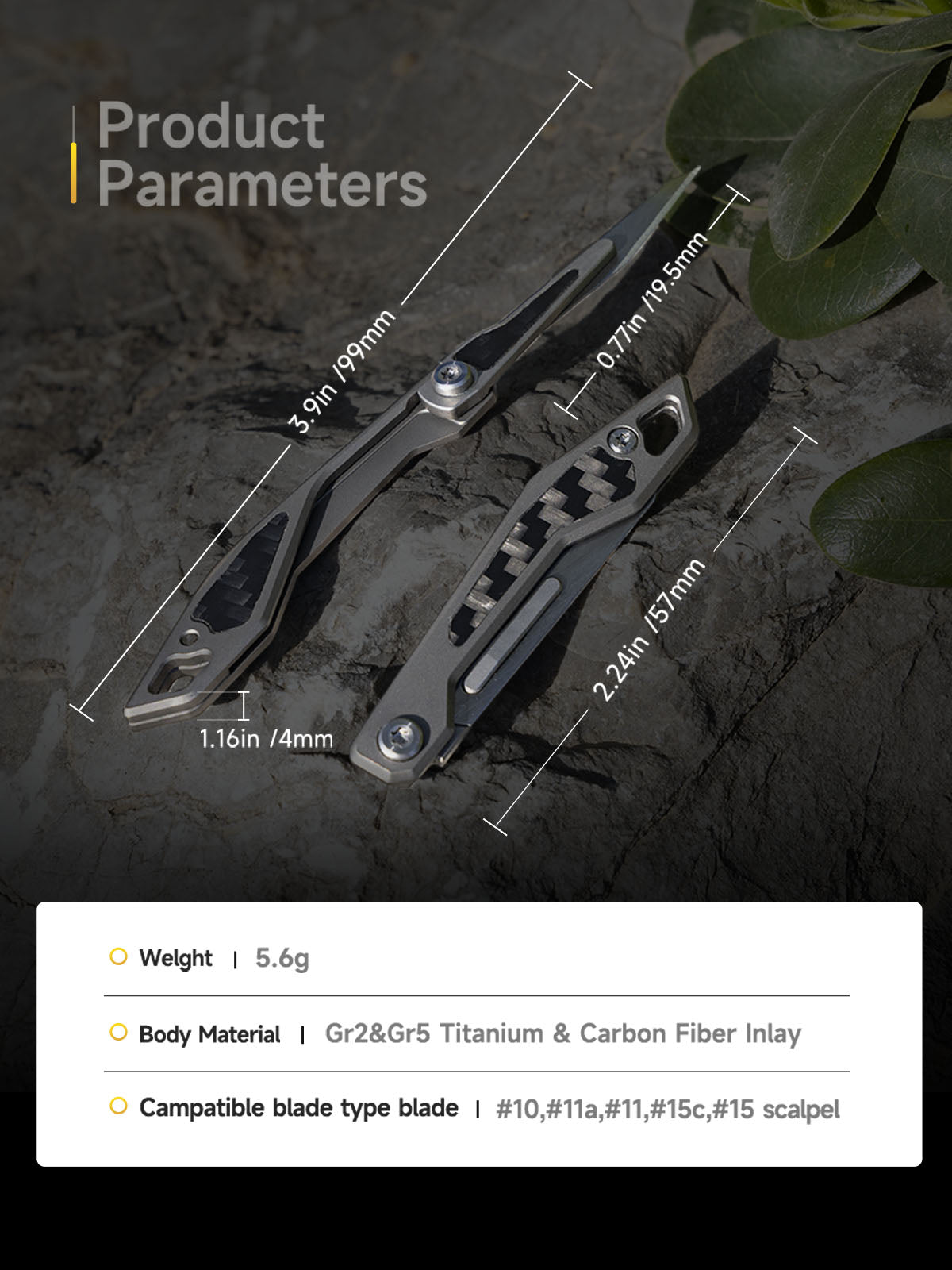 WaspArmor: Titanium & Carbon Fiber Micro Craft Tool