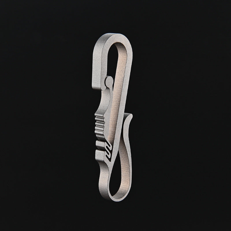 Titanium Phoenix Tail Keychain