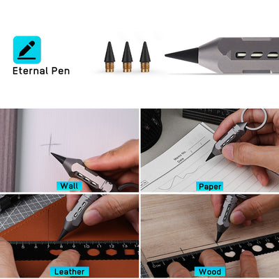 Dark Fire 2.0 – Titanium Multitool Keychain Lantern