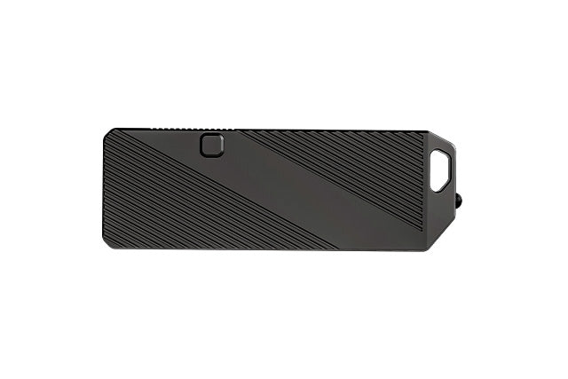 The Cubik - Titanium EDC Pocket Tool , Button-Flick Open
