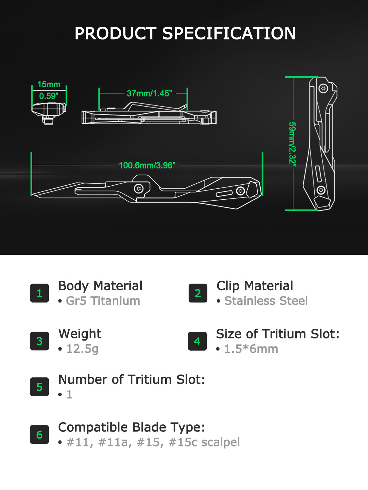 BladeNex: Titanium Micro Precision Craft Trimmer