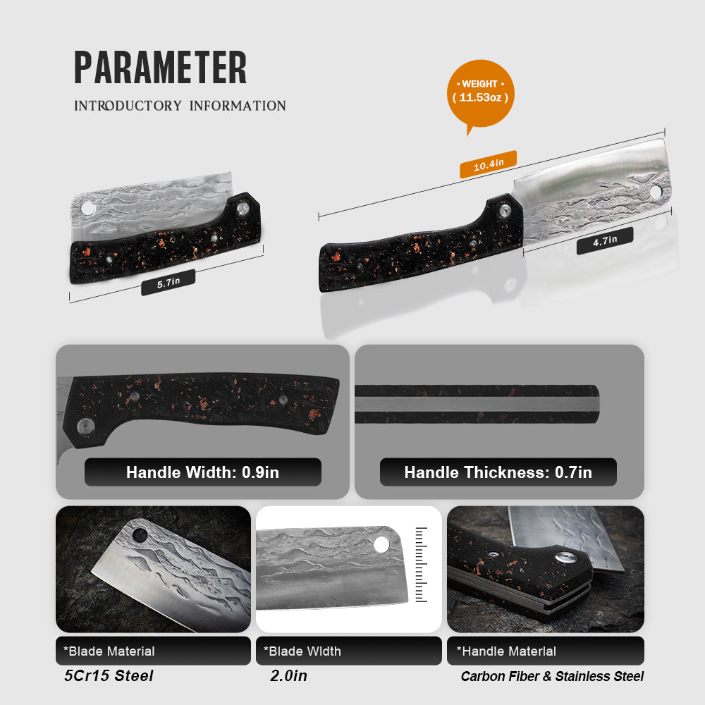 The FoldChef - Pocket Folding Chef Knife