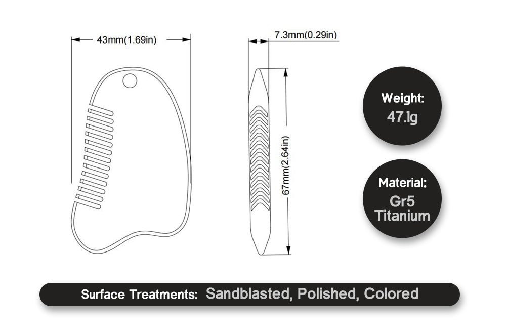 PebbleTouch: The Portable Titanium Muscle Scraper for Relief