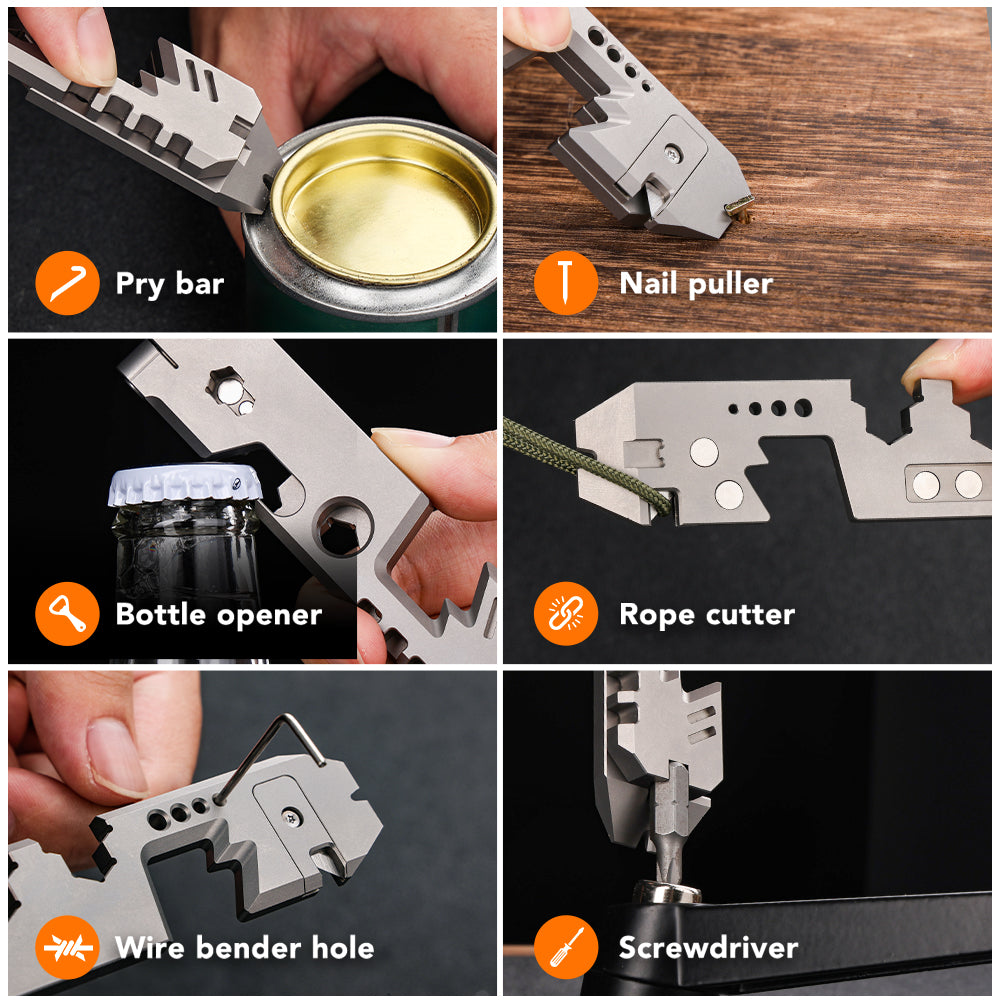 AceStand 2.0: The Magnetic All-in-1 Titanium EDC Phone Stand