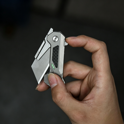 The WindSlice: Mini EDC Titanium Folding Utility Knife