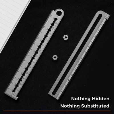 UnioArc: A 7-in-1 Titanium Folding Ruler That Works With You