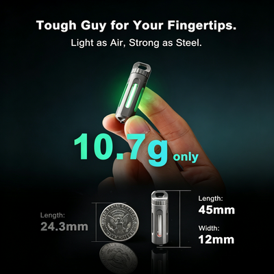 NoxTi: The Tritium Keychain—Carry the Glow. Own the Night.