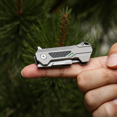 The WindSlice: Mini EDC Titanium Folding Utility Knife