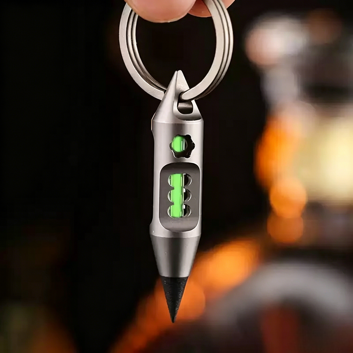 The Dark Fire - Titanium Multitool Pendant Lantern for EDC