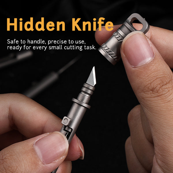 AcePick Pro: Titanium Quick-Release Multitool Toothpick