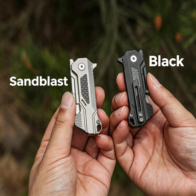 The WindSlice: Mini EDC Titanium Folding Utility Knife