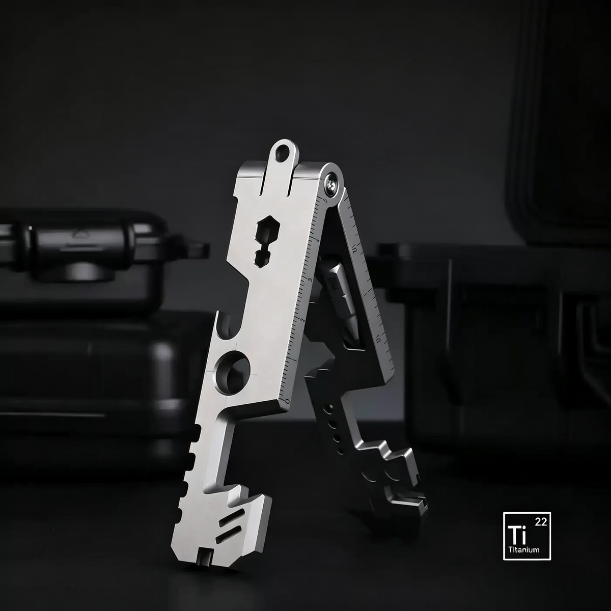 AceStand 2.0: The Magnetic All-in-1 Titanium EDC Phone Stand