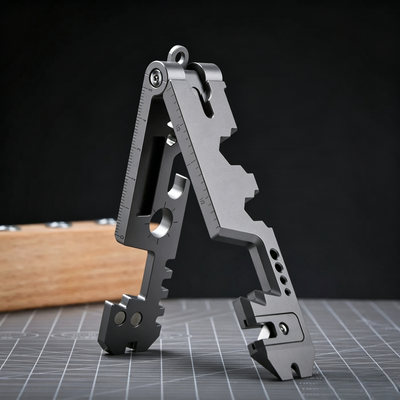 AceStand 2.0: The Magnetic All-in-1 Titanium EDC Phone Stand